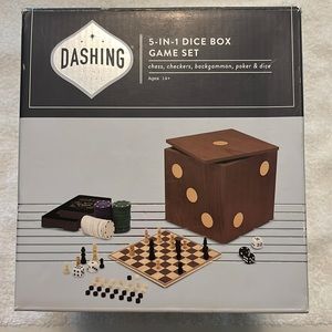 Dashing fine gifts 5-in-1 Dice Game Set